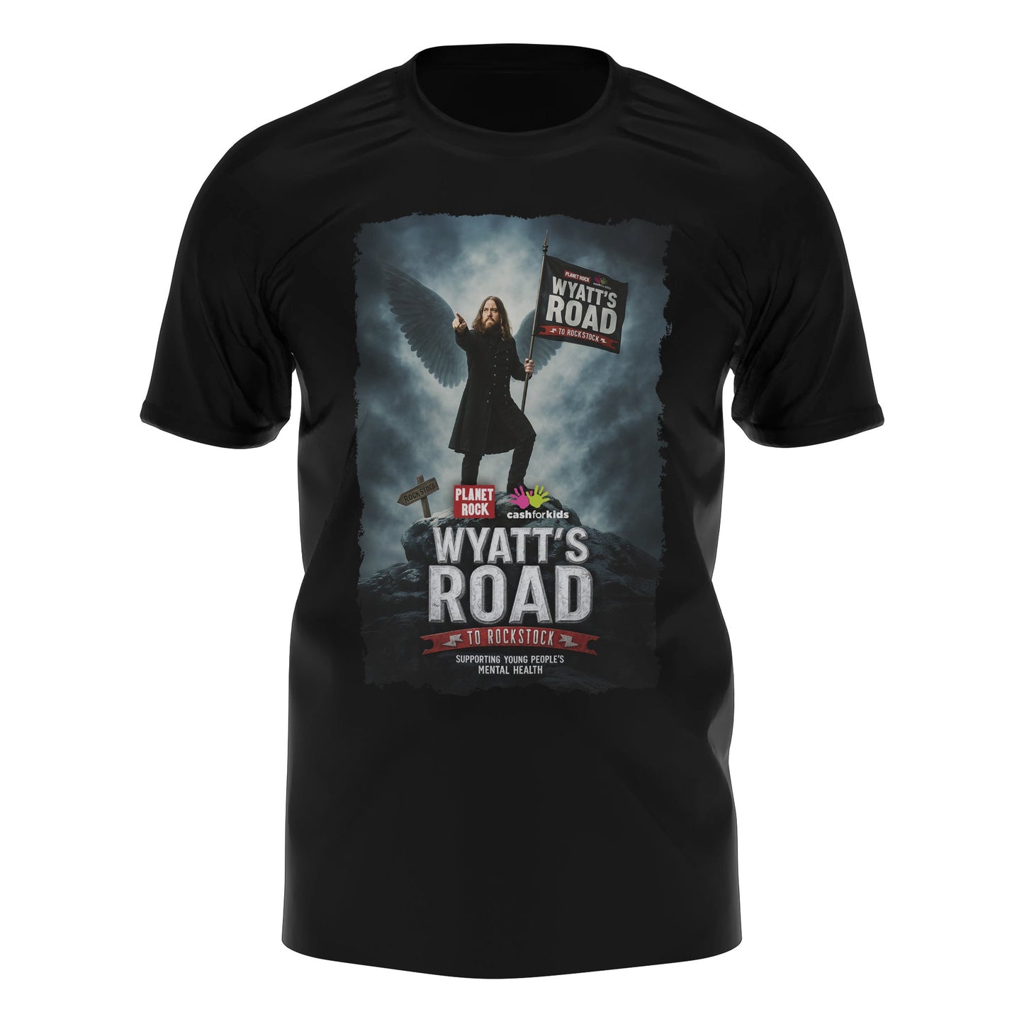 Front of the Road to Rockstock t-shirt