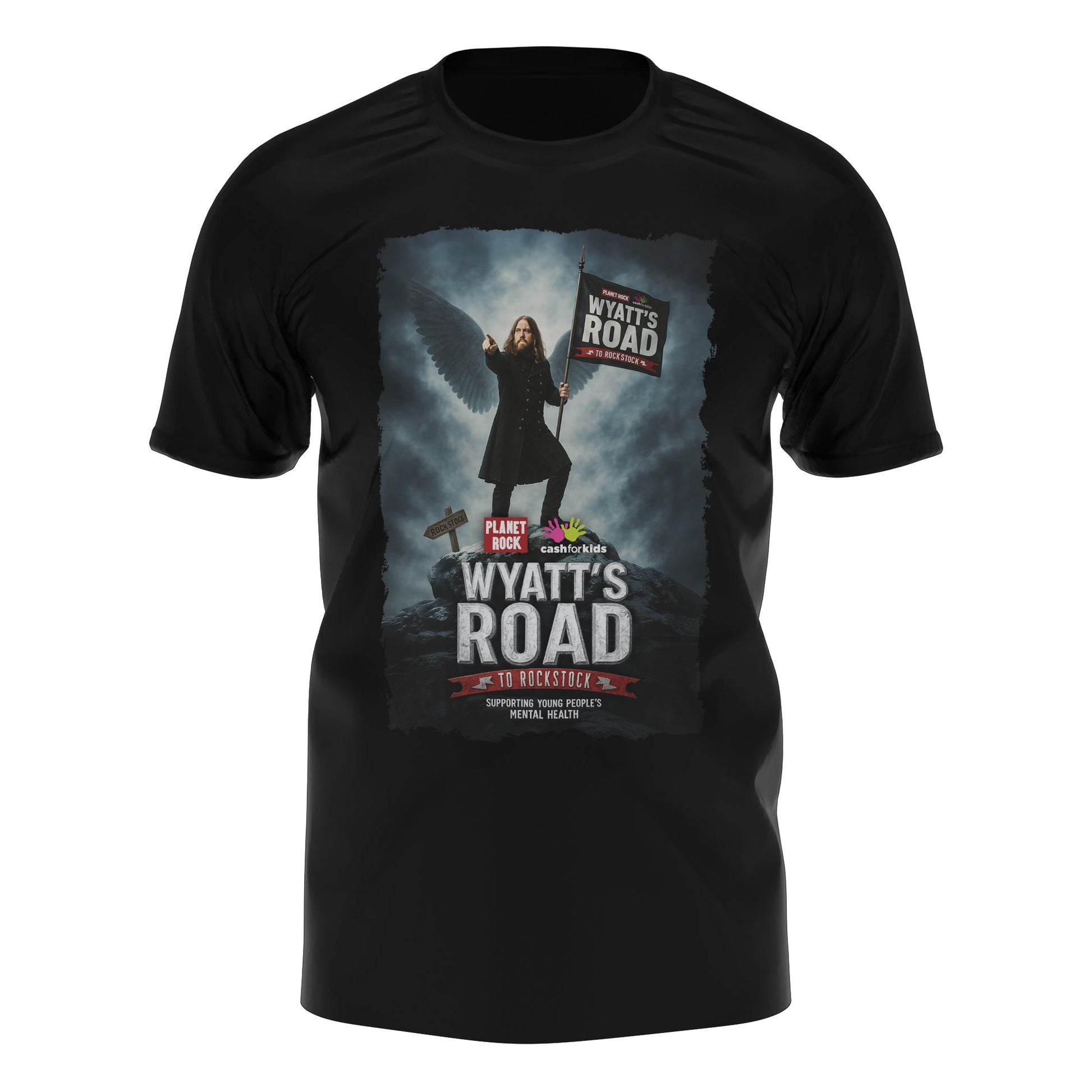 Front of the Road to Rockstock t-shirt