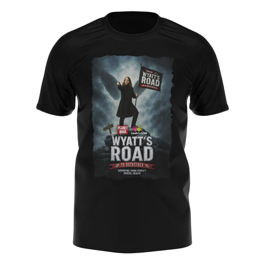 Front of the Road to Rockstock t-shirt